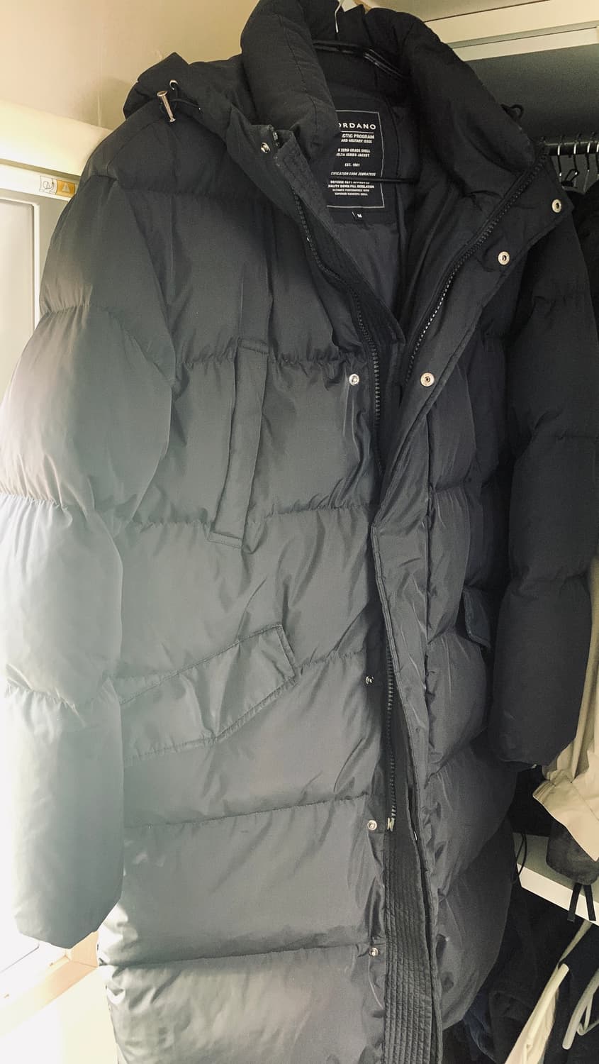 지오다노 롱패딩 상품이미지1