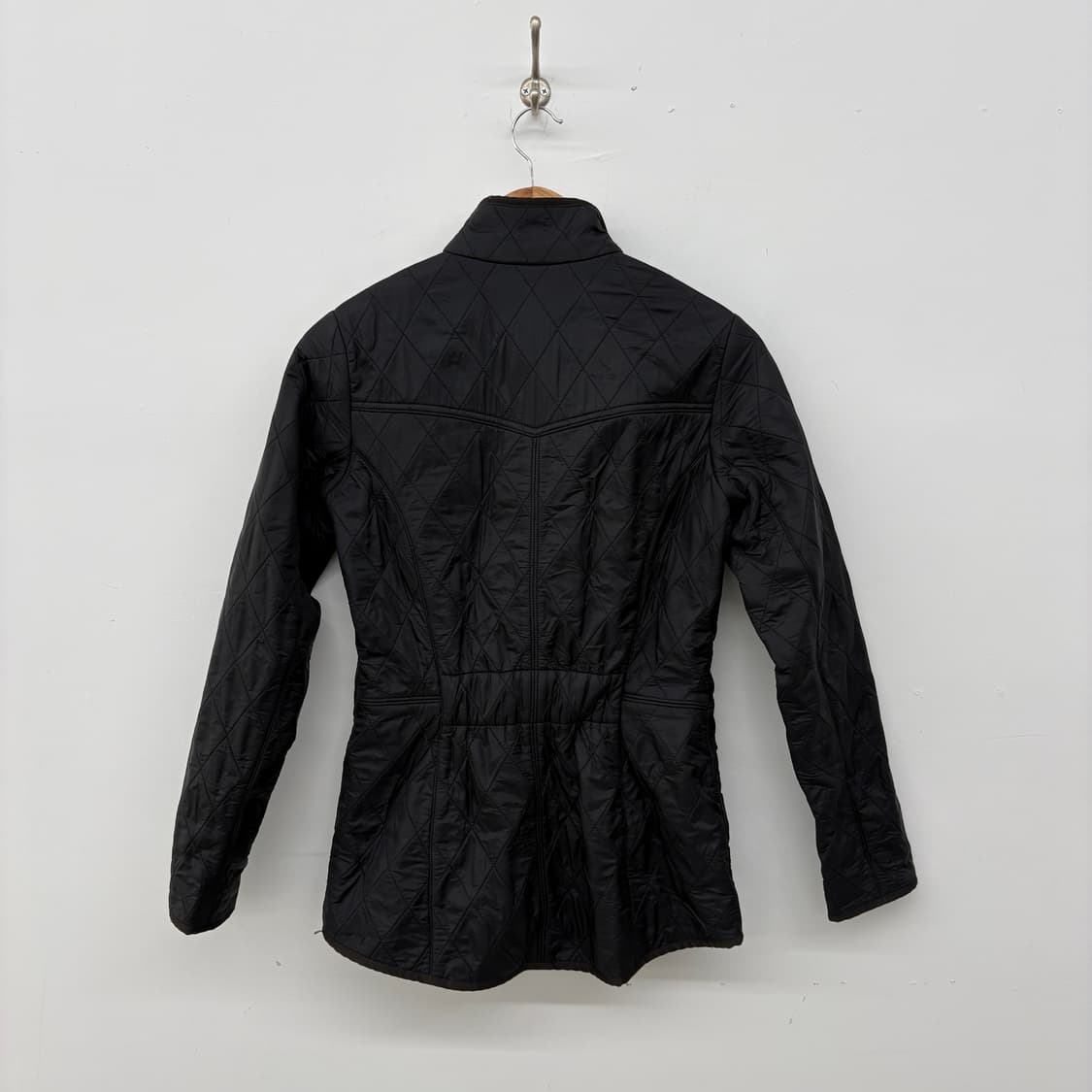 바버 블랙 퀼팅 자켓 여성 S 상품이미지5