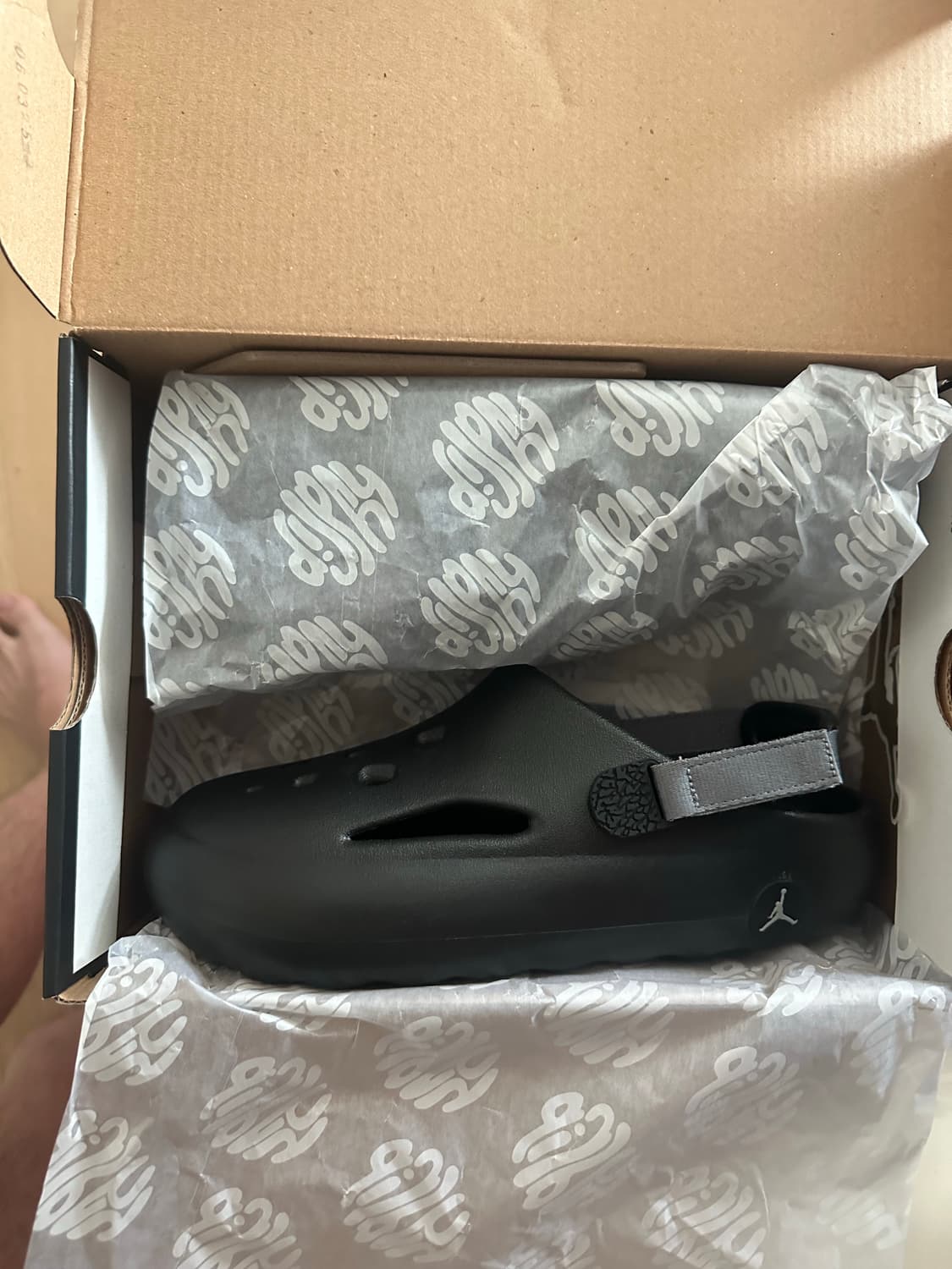 조던 하이드립 아동 샌들 로우탑 블랙 (남녀공용) 상품이미지1