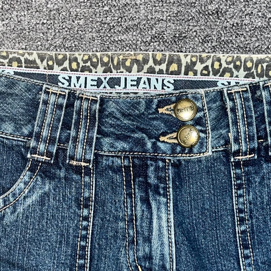 SMEX JEANS 빈티지 로우라이즈 부츠컷 팬츠 상품이미지2
