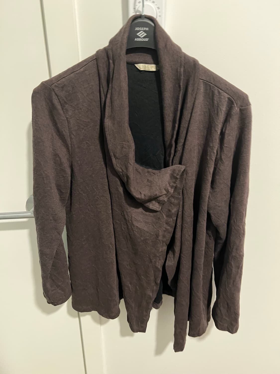 드레이프 랩 언발란스 가디건 상품이미지6