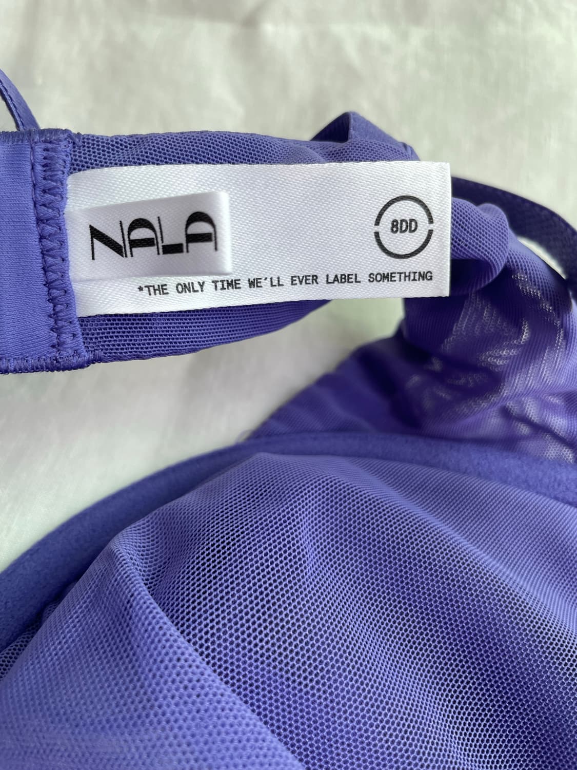 호주 NALA 날라 리사이클 메쉬 와이어 브라 퍼플 8DD  상품이미지4