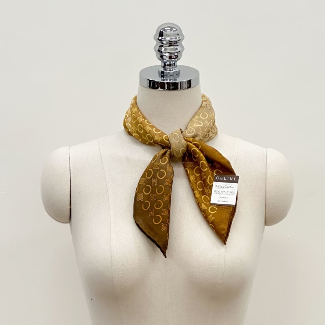 (새상품) celine / 셀린느 실크혼방 쁘띠스카프 상품이미지10