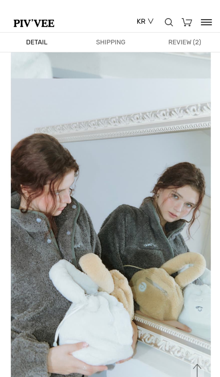 피브비 뽀글이점퍼 새상품  상품이미지5