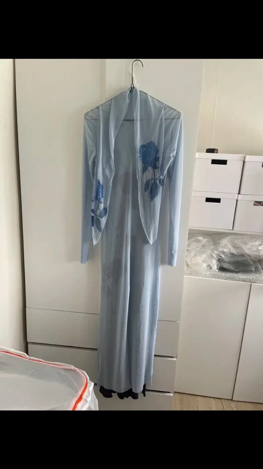 Zara 프린티드 툴레 드레스 상품이미지2