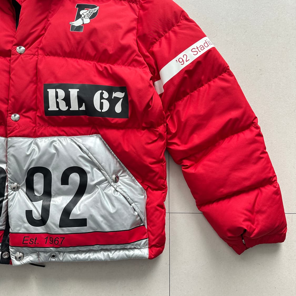 폴로 랄프로렌 P-WING 1992 RL67 스타디움 다운자켓 M 상품이미지4