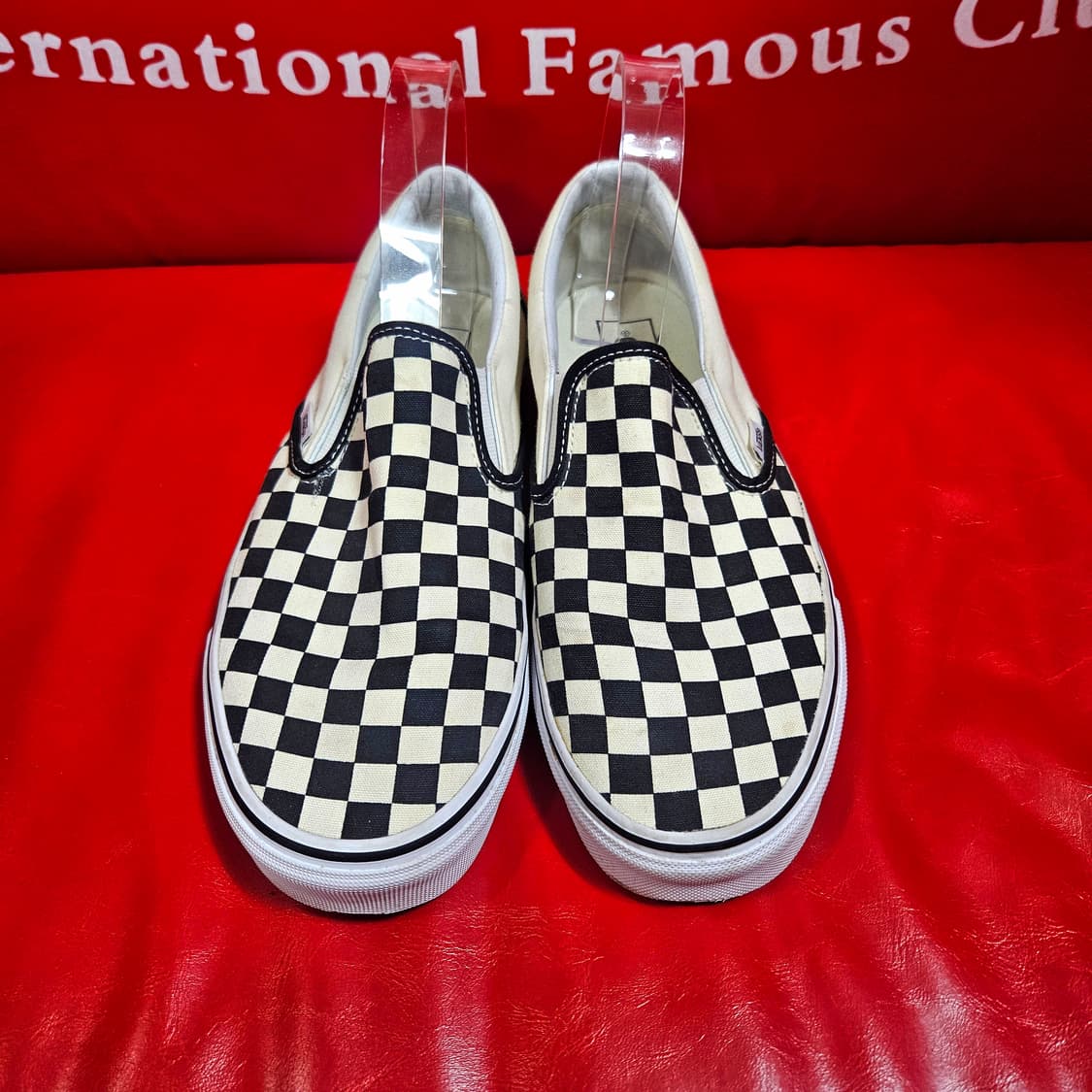 반스(VANS) 체커보드 슬립온 스니커즈 270size 상품이미지2