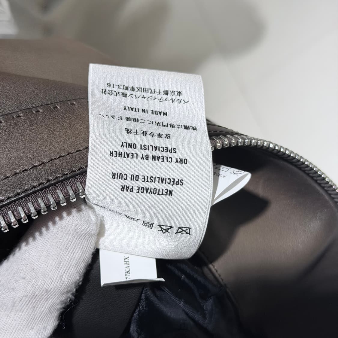 (A+/48) / 벨루티 카프스킨 레더 봄버 자켓 상품이미지9