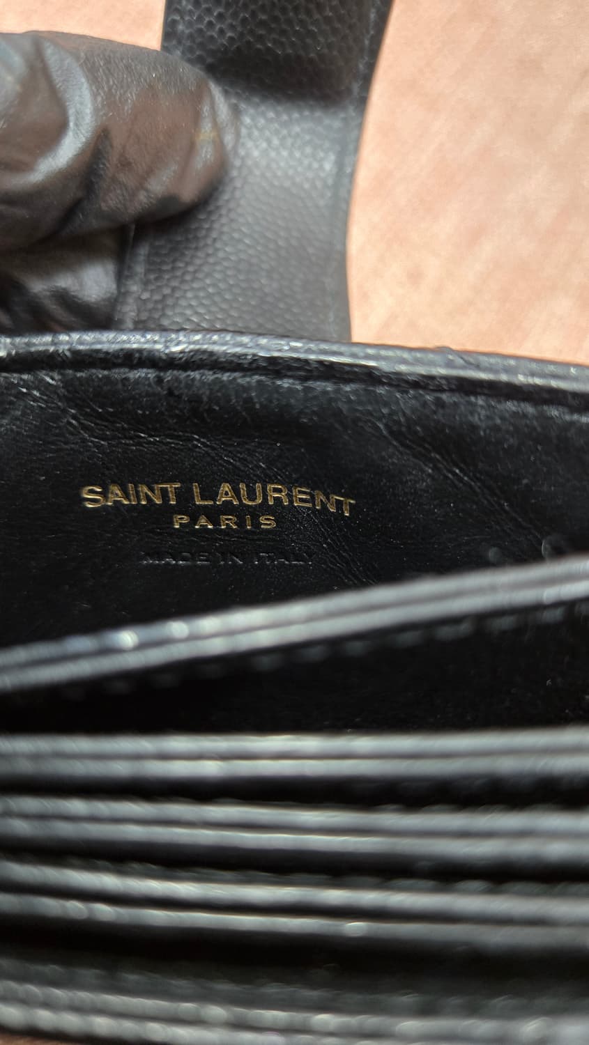 생로랑 정품  아코디언 카드지갑 상품이미지8