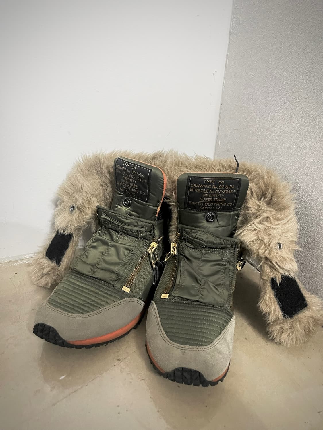 캐피탈 퍼 디테일 ma-1 스니커즈 상품이미지9