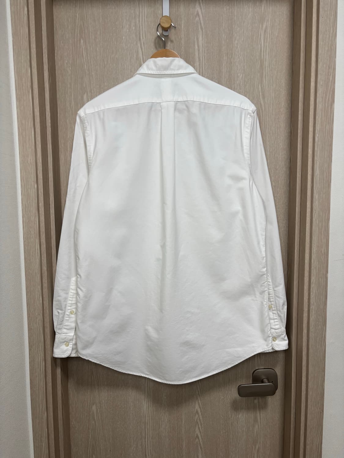 폴로 클래식핏 아이코닉 옥스포드 셔츠M/화이트 상품이미지3