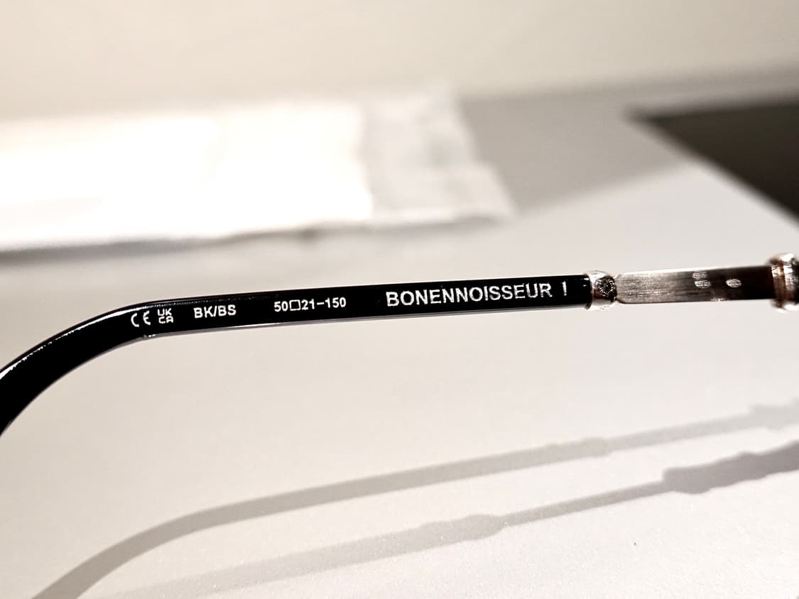 크롬하츠 보넨노이슈어1 블랙/실버 안경 상품이미지9