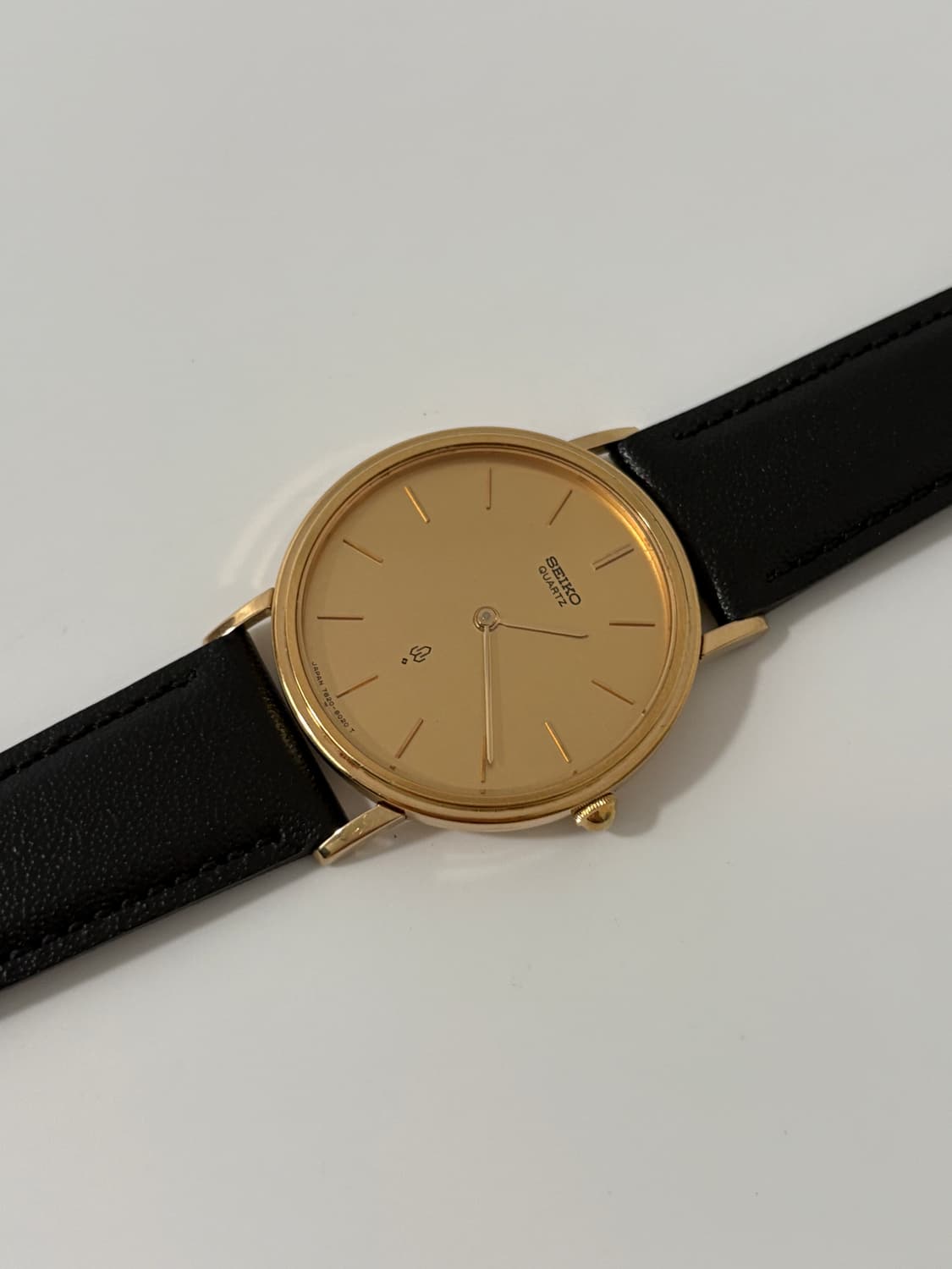 70s chariot brushed dial gold quartz 상품이미지5