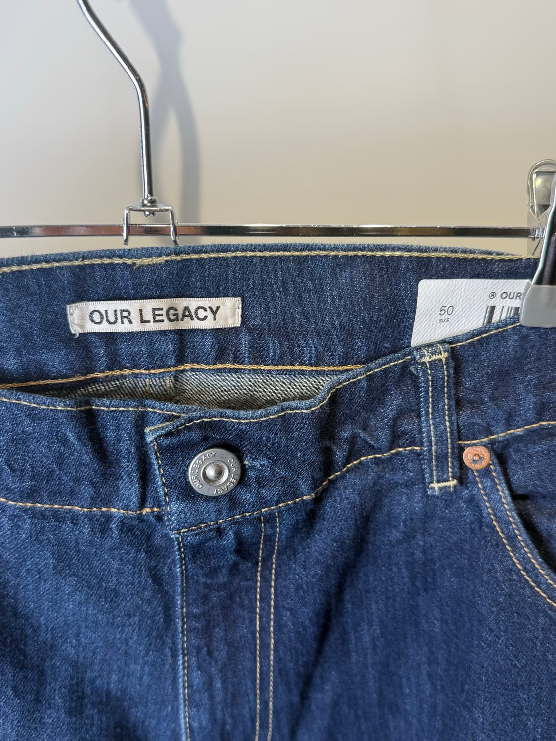 아워레가시 워크샵 와이드핏 데님 50사이즈  상품이미지5