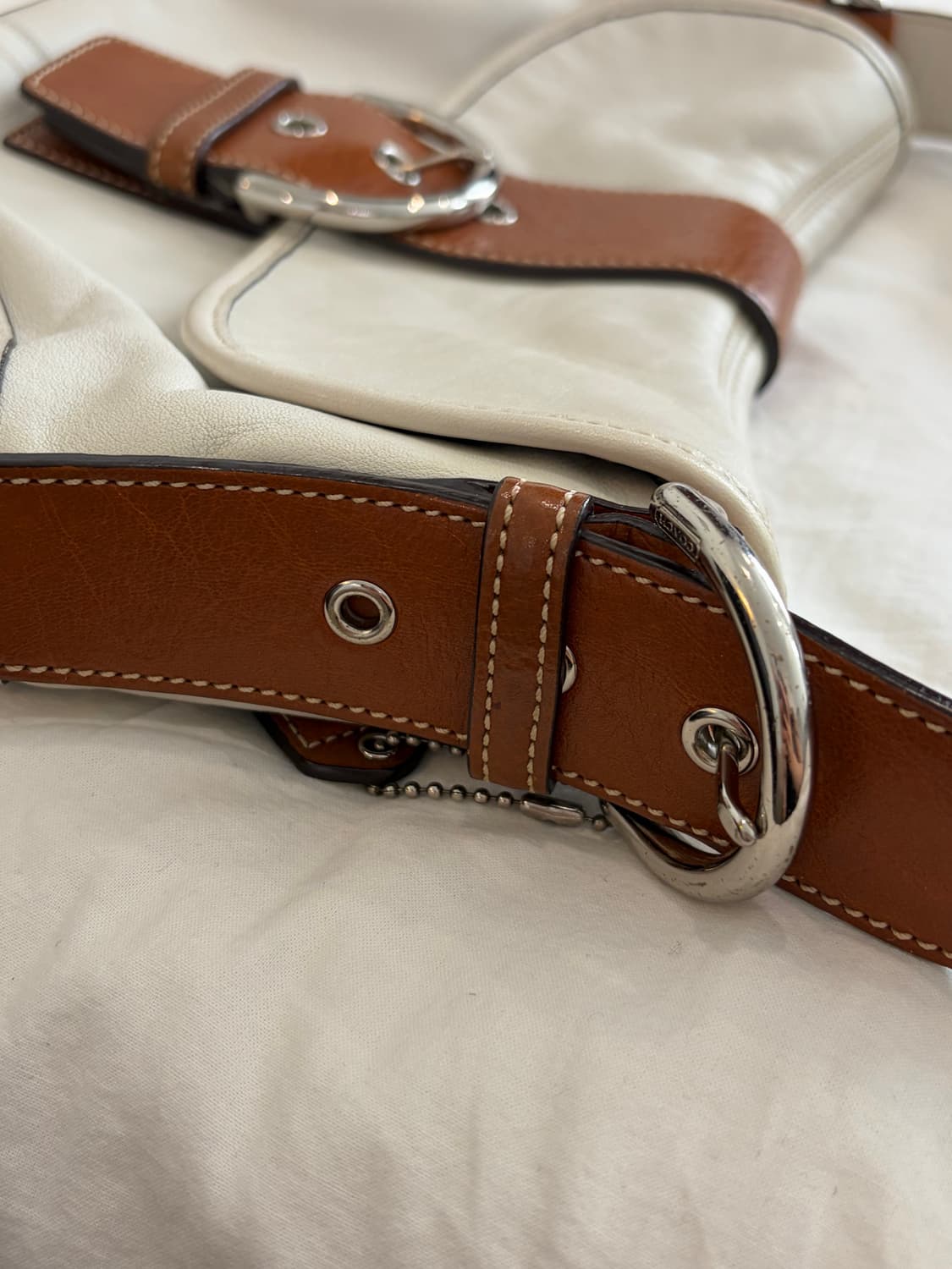 [Coach] 빈티지 소호백 화이트 상품이미지6