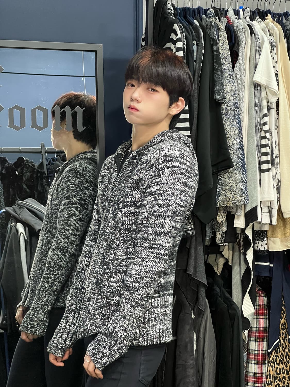 JPN Vintage Knit Hoodie 상품이미지6