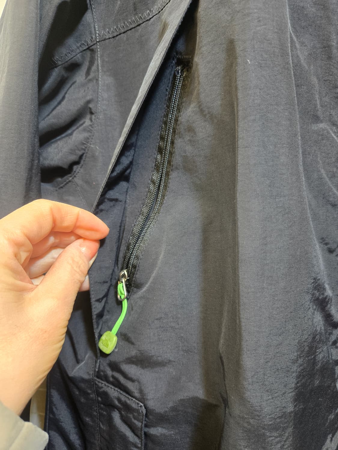 노스페이스 블랙 바람막이 후드 자켓 상품이미지5