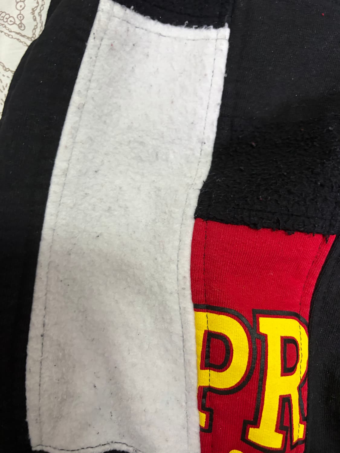 슈프림 패치워크 후드집업 L 상품이미지5