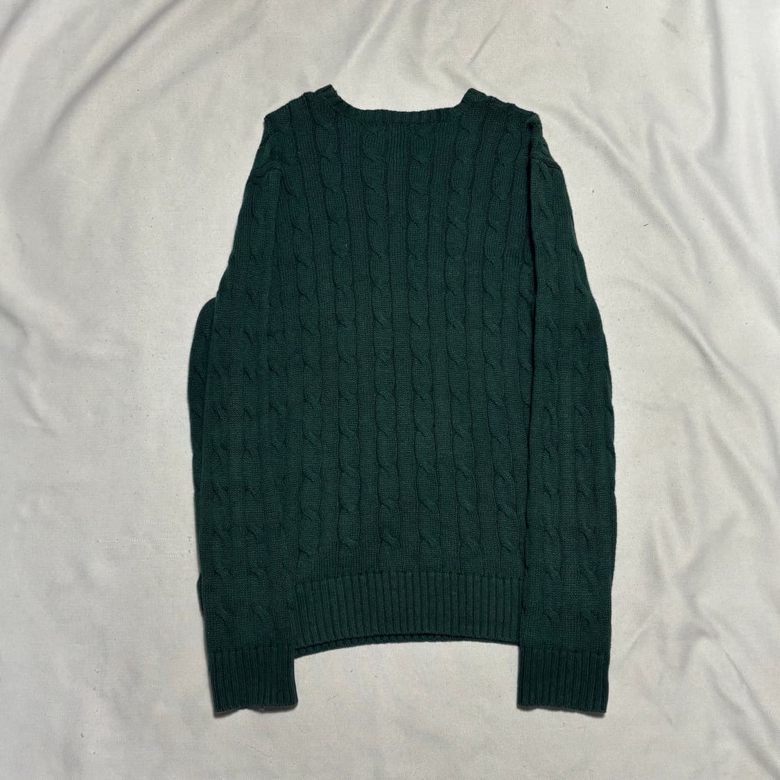 S 폴로랄프로렌 그린 케이블 니트 상품이미지3