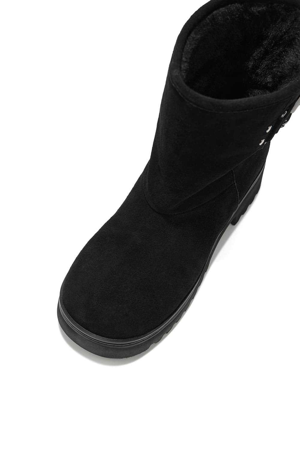 DEINET 다이닛 테디 베어 버클 부츠 블랙 상품이미지5