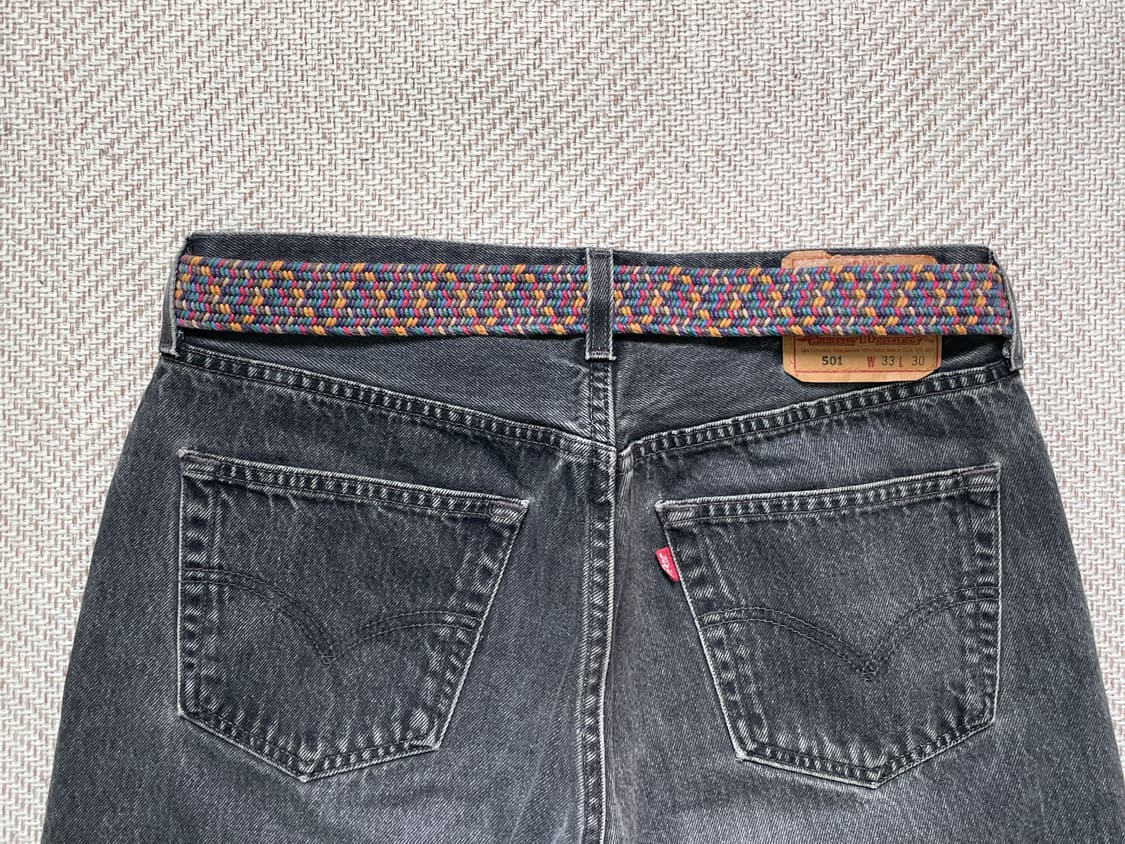 리바이스 멀티컬러 브레이디드 스트레치 벨트 상품이미지3