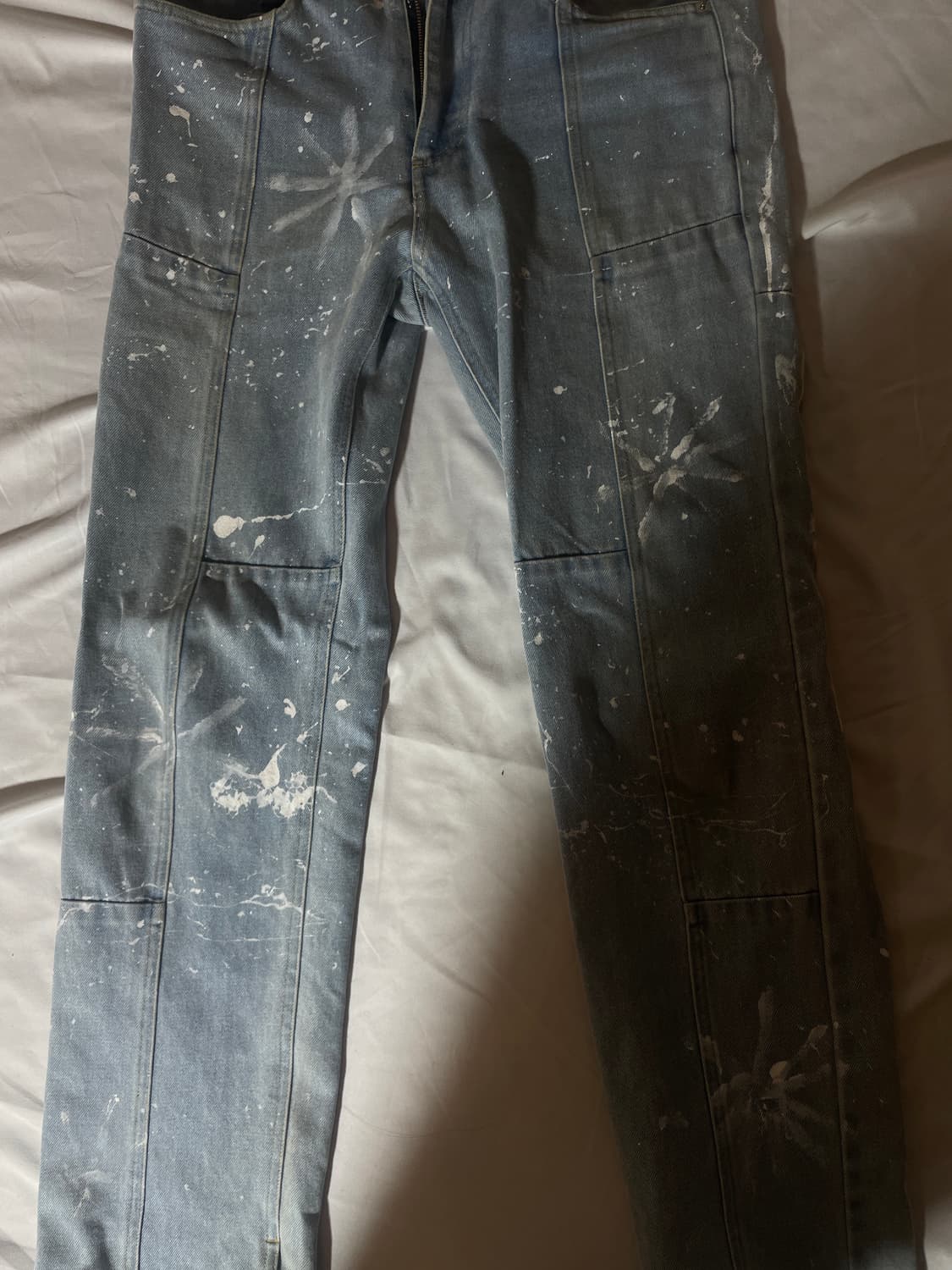 OLEANS 데미지 워싱 청바지 상품이미지2