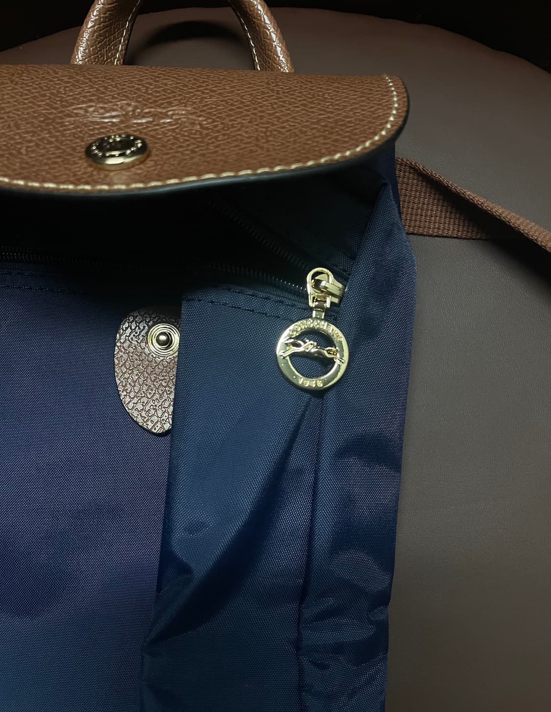 롱샴 백팩 네이비(새상품) 상품이미지4