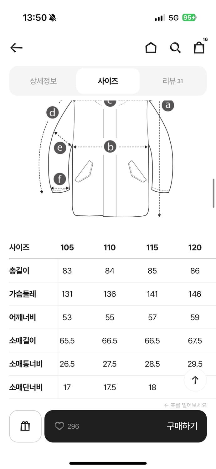 코오롱스포츠 안타티카 스탠다드 다운 / 110 사이즈 상품이미지9