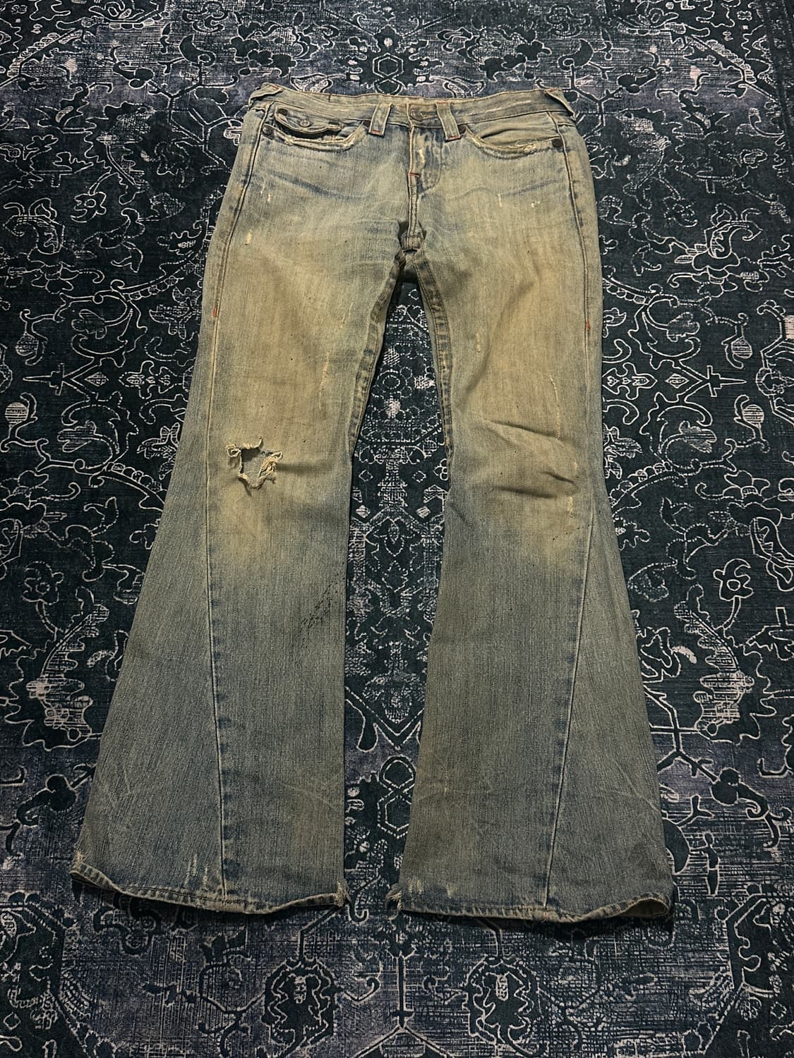 True religion mud washed flared jean 상품이미지1