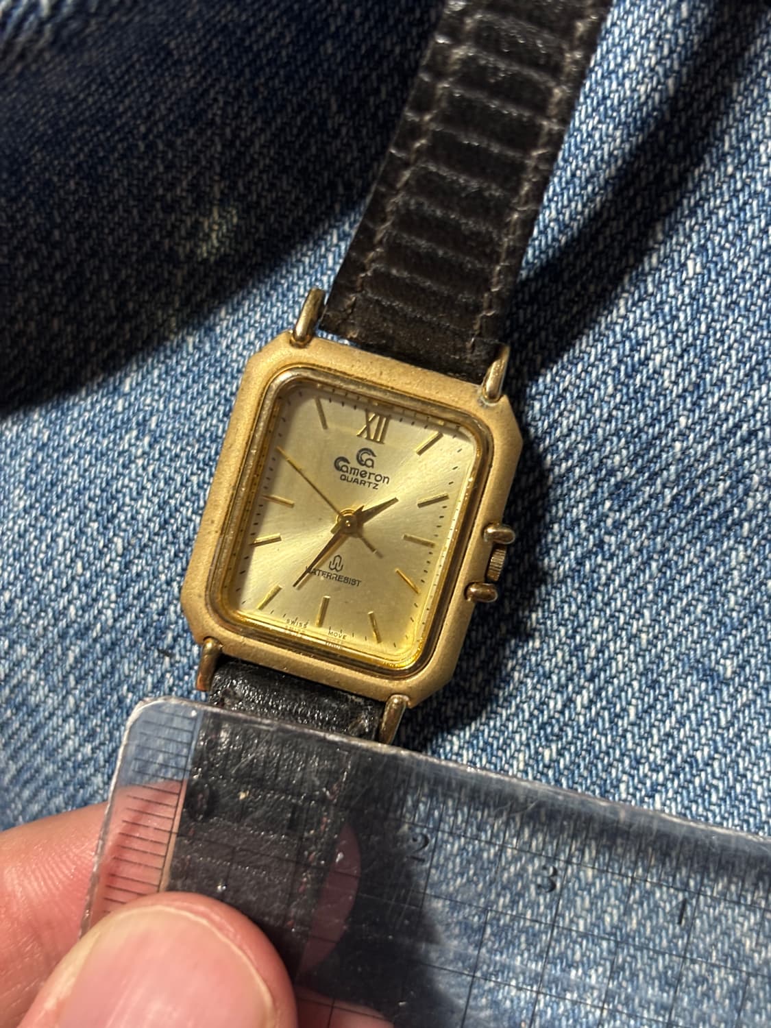 vintage cameron leather watch 상품이미지7