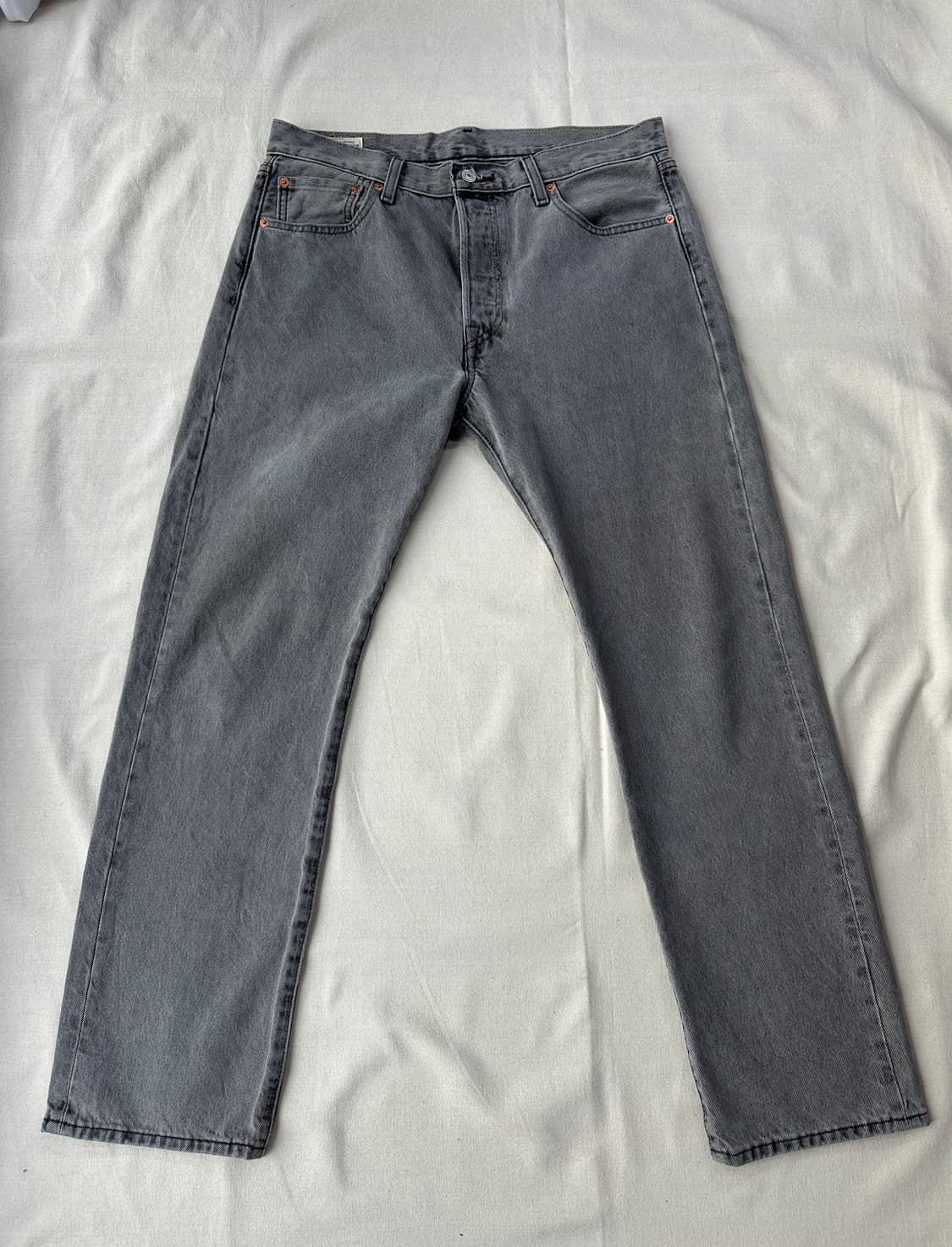 리바이스 501 그레이 데님 팬츠 33 상품이미지1