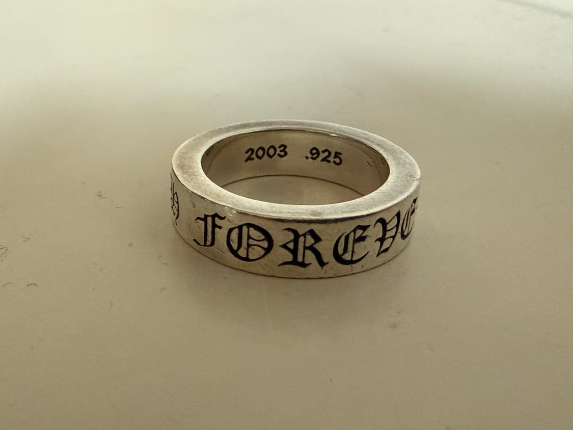 [US7.5] 크롬하츠 포에버링 6mm 팝니다 상품이미지3