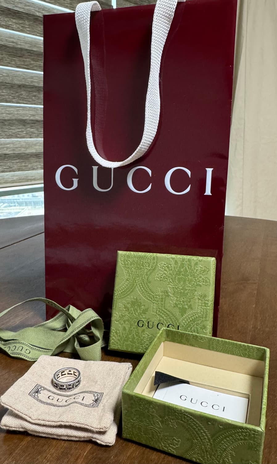 구찌 스퀘어 G 반지 11호 상품이미지2