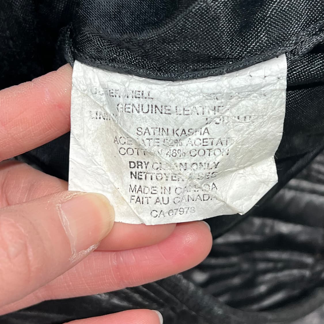 코사노바 레더 봄버자켓 s09063 상품이미지6