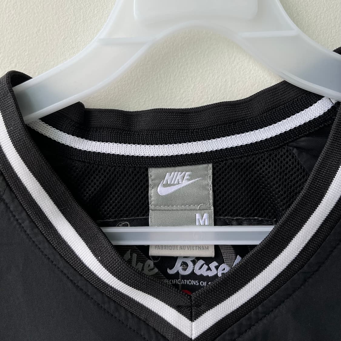 나이키 스우시로고 블랙 웜업 상품이미지5