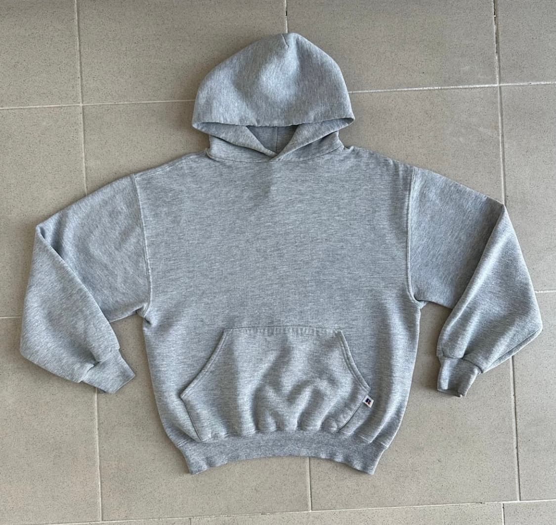[M]빈티지 러셀 후드 그레이 usa 상품이미지2