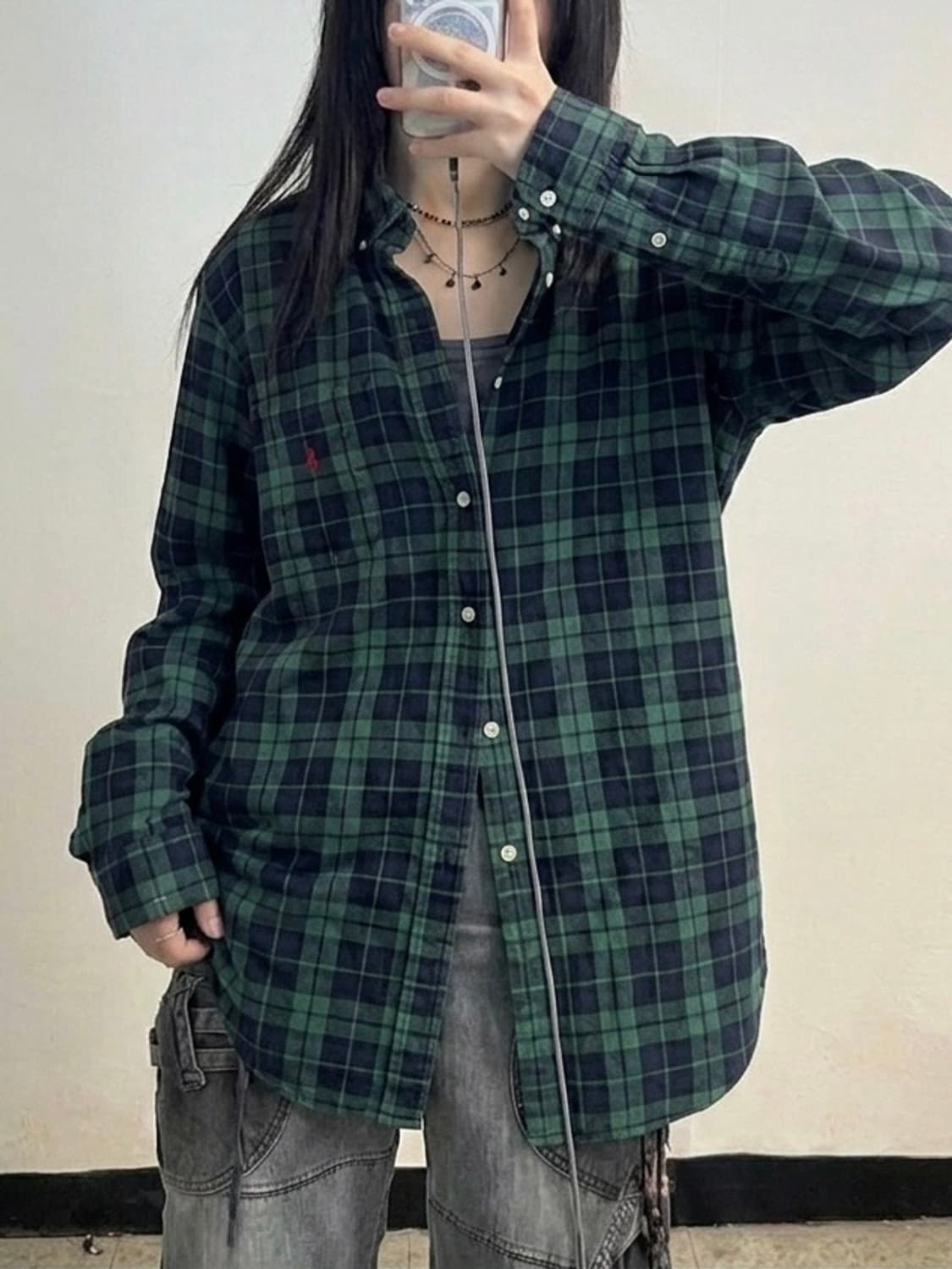폴로 랄프로렌 체크 셔츠 8 사이즈 상품이미지1