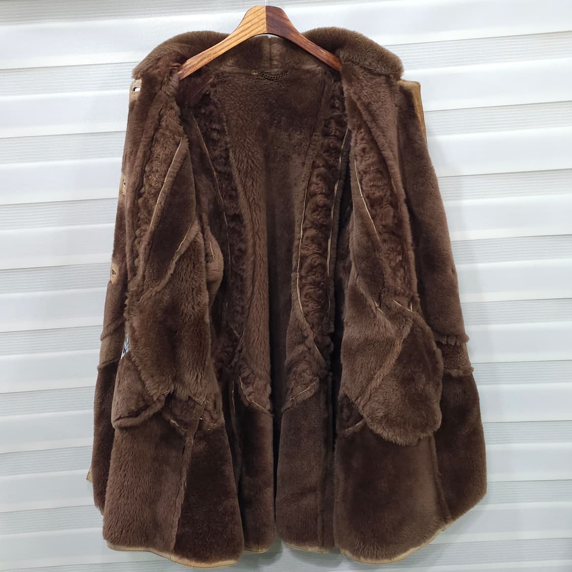 80-90s 빈티지 양가죽 양털 무스탕- 우먼프리 상품이미지8