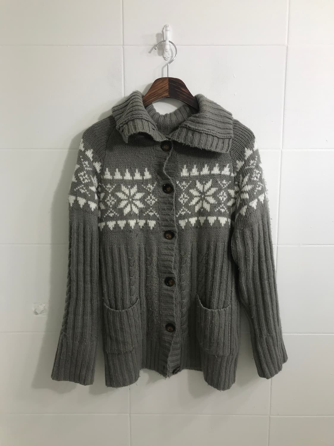 하구미 히피모리 청록 가디건 코디세트 상품이미지4