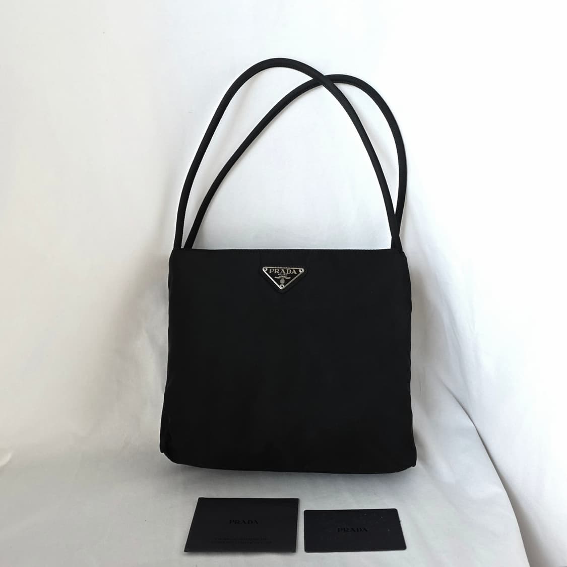 [정품 PRADA] 프라다 두줄 나일론 토트백 스몰 상품이미지9