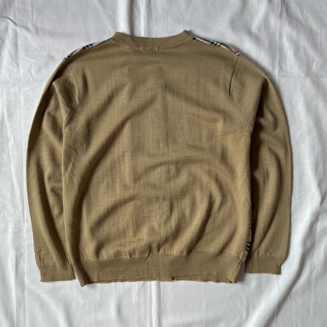 BURBERRY wool check cardigan 상품이미지9