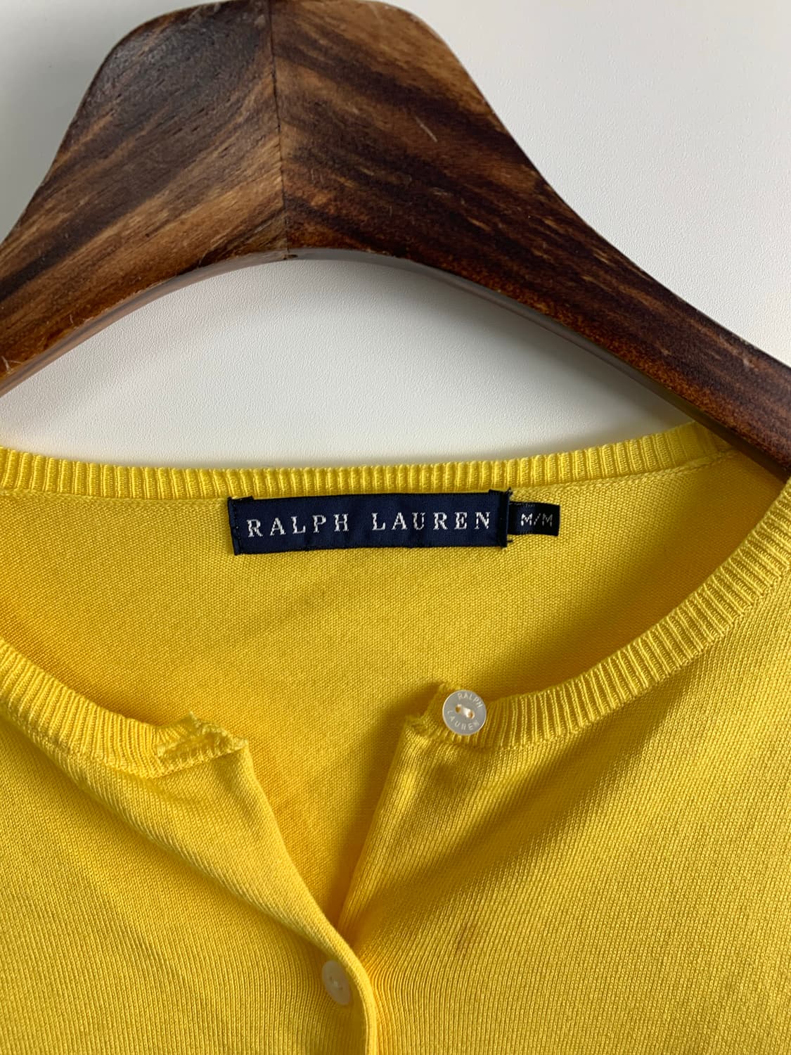 폴로 랄프로렌 옐로우 니트 가디건 상품이미지4