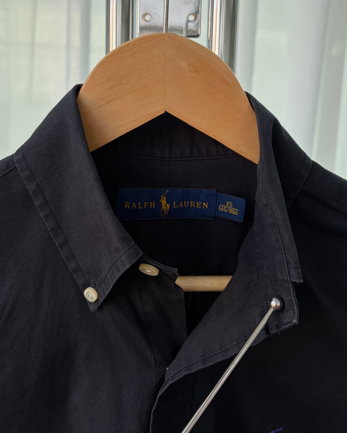 [XS]폴로 랄프로렌 클래식 블랙 포플린 셔츠 상품이미지7