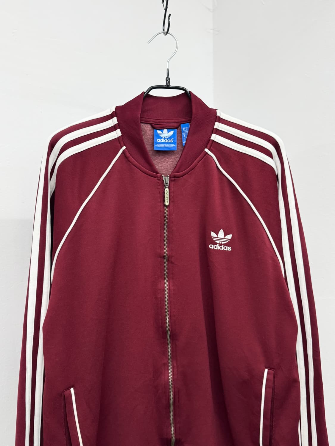 아디다스 버건디 파이어버드 트랙탑 상품이미지5
