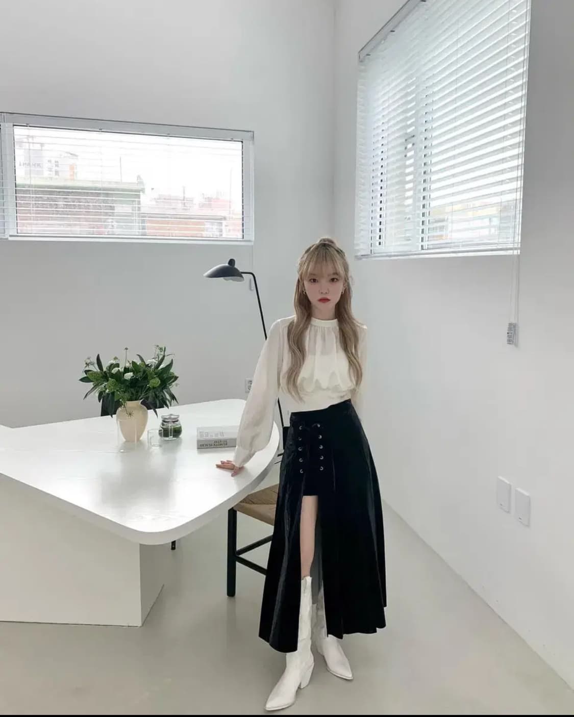 체리퀴리 레오파드 자가드 크롭 블라우스 1사이즈 상품이미지2