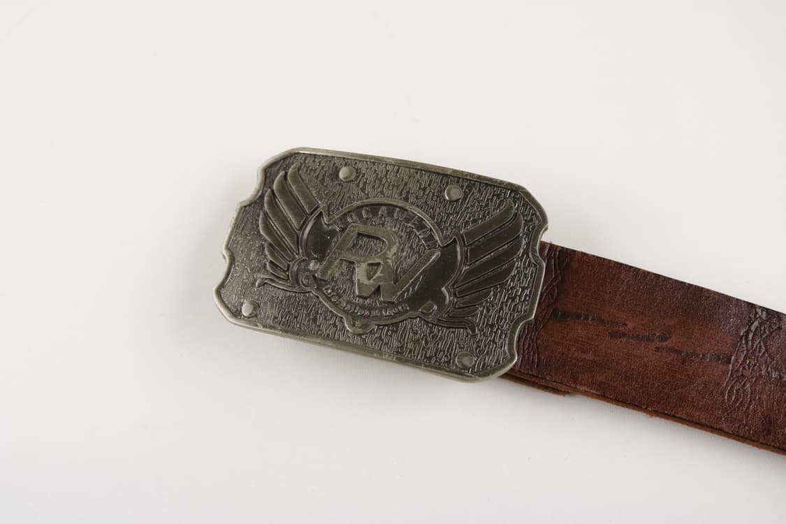 [32~36인치] 90's 로카웨어 소가죽 통가죽 벨트 상품이미지1