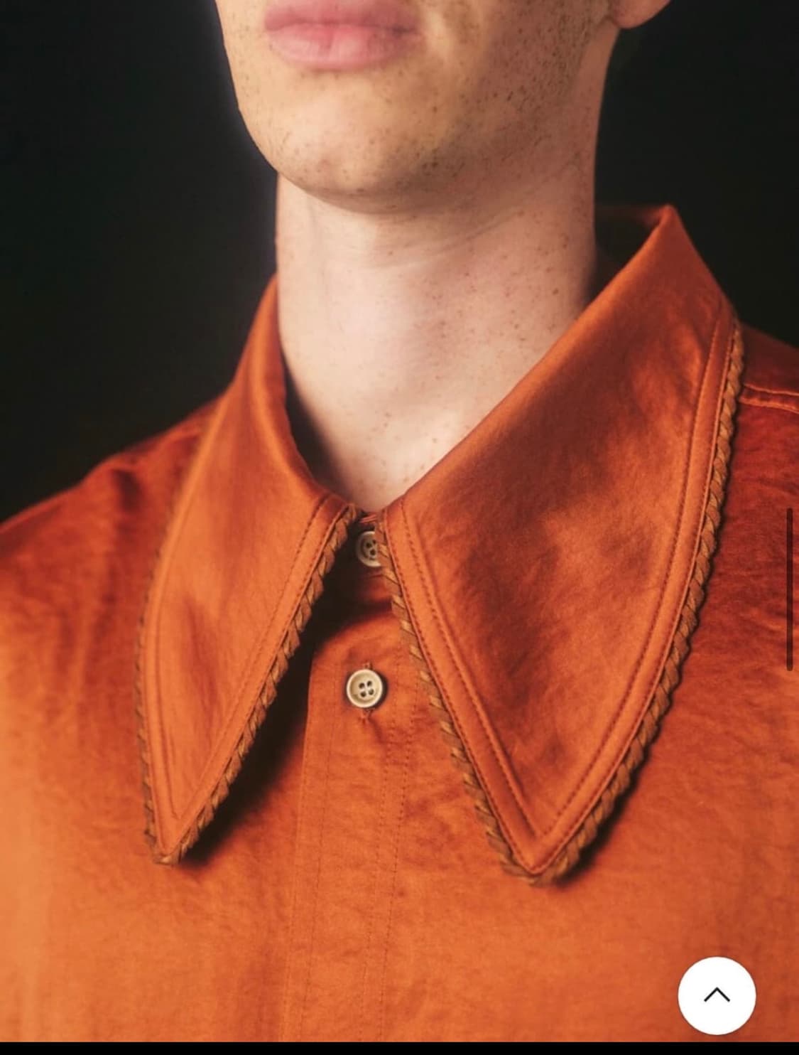 앤더슨벨 빅카라 커브드 롱 셔츠 S 상품이미지5