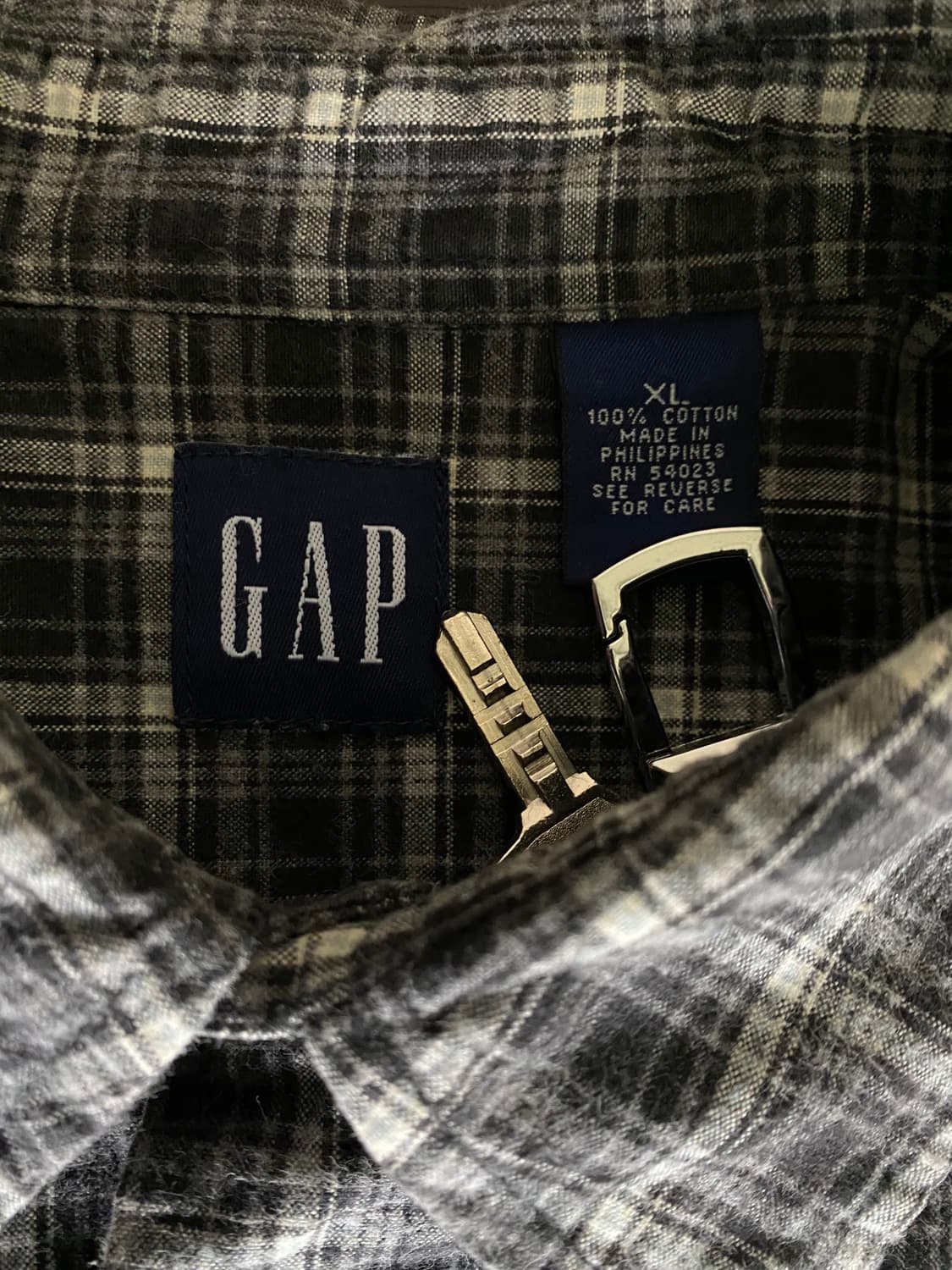 (XL) 올드갭 플란넬 긴팔 셔츠 상품이미지2