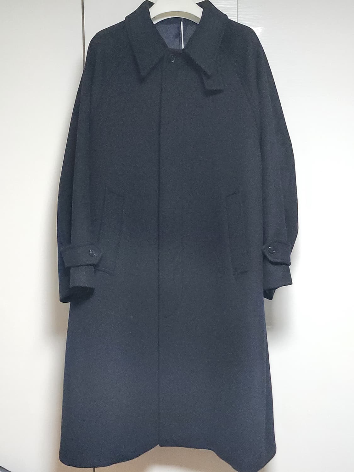 [4] 23FW 브라운야드 발마칸 코트 네이비 새상품 상품이미지1