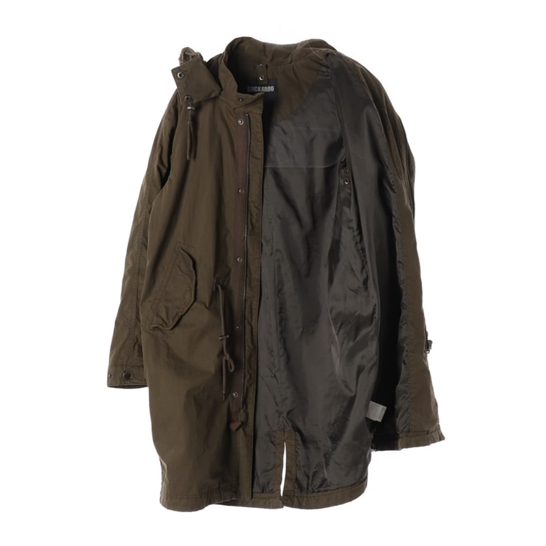 버커루 빈티지 밀리터리 롱 야상 점퍼 M 상품이미지2